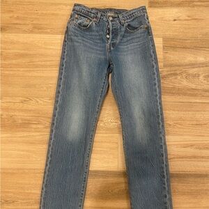 Levi’s 501 Straight Jeans 25x30 Button Fly